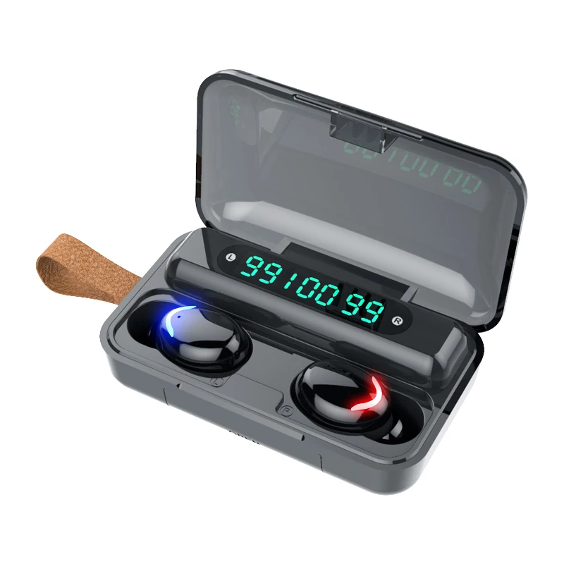 

TWS Bluetooth 5.0 Earphones 2200mAh Charging Box Wireless Headphone 9D Stereo Sports Waterproof Earbuds Headsets With Microphone