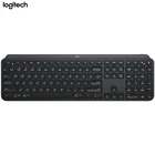 Беспроводная Bluetooth-клавиатура Logitech MX Keys с подсветкой, домашняя портативная Деловая и офисная ультратонкая высококлассная клавиатура с перекрестным экраном
