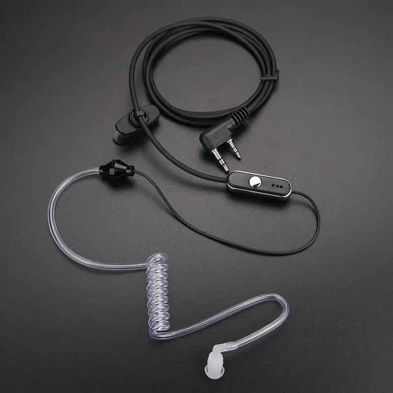 MeterMall Ptt bluetooth-наушник 2 Pin Воздушная трубка Динамик PTT MIC тайное для акустической