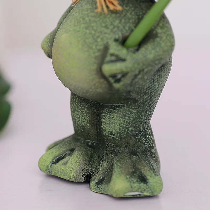 2 шт./набор, 3D Смола, пара лягушек, ремесло, фигурка для дома, офиса, Декор, свадебные подарки, сад, двор, лягушка, модель, украшение, аксессуары