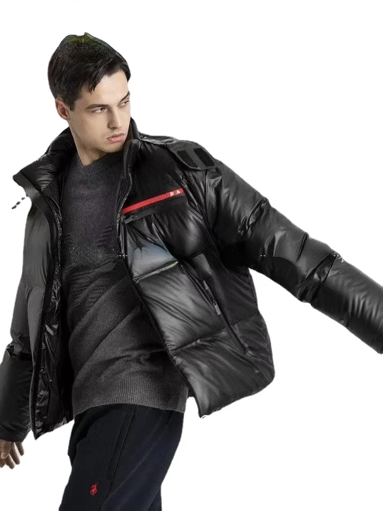

2021high-luxury,shiny,windproof and waterproof men's winter jacket dust-proof down outdoor down jacket men's men's jacket winter