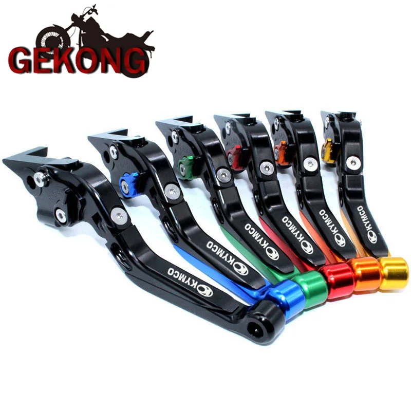 Мотоциклетные складные выдвижные рычаги тормозной муфты из алюминия для KYMCO XCITING