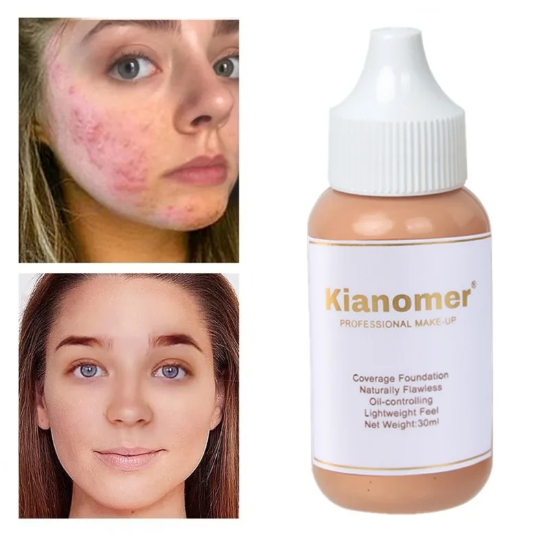 

Liquid Foundation Moisturizing Concealer Scars Acne Marks Freckles Pores Liquid Concealer Face Base Makeup