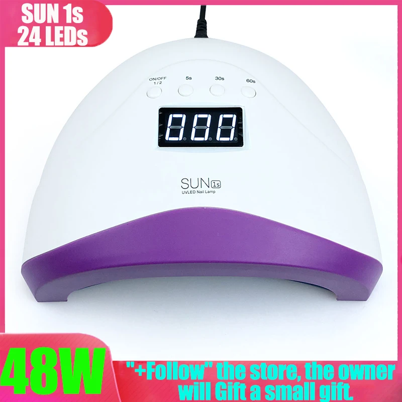 УФ лампа SUN One 48 Вт Сушилка для ногтей Гель-лак отверждения с нижней 30 s/60 s/99 s таймер ЖК-дисплей Быстрая Сушка лампа для сушки гель-лака
