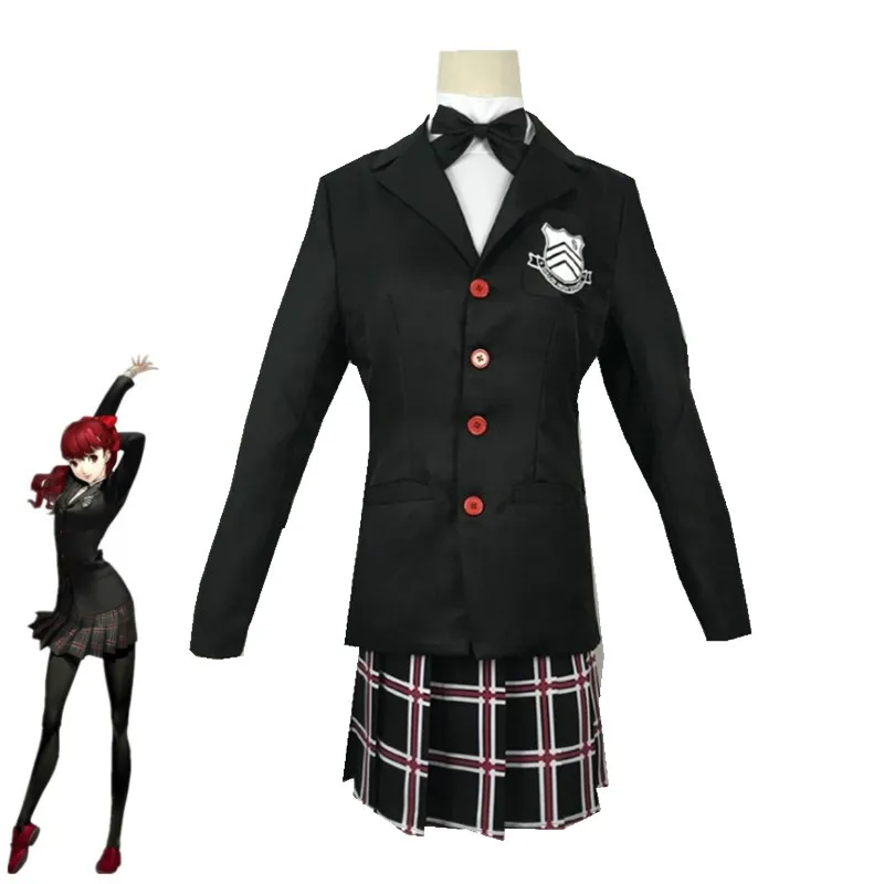 Костюм Школьная униформа из Игры Persona 5 для косплея Касуми йошизава костюм