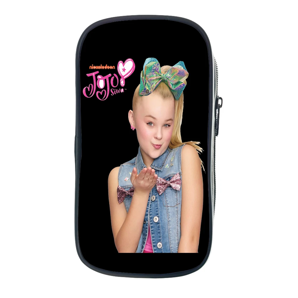 Милый пенал Jojo Siwa детский школьный модный для мальчиков и девочек студенческий |