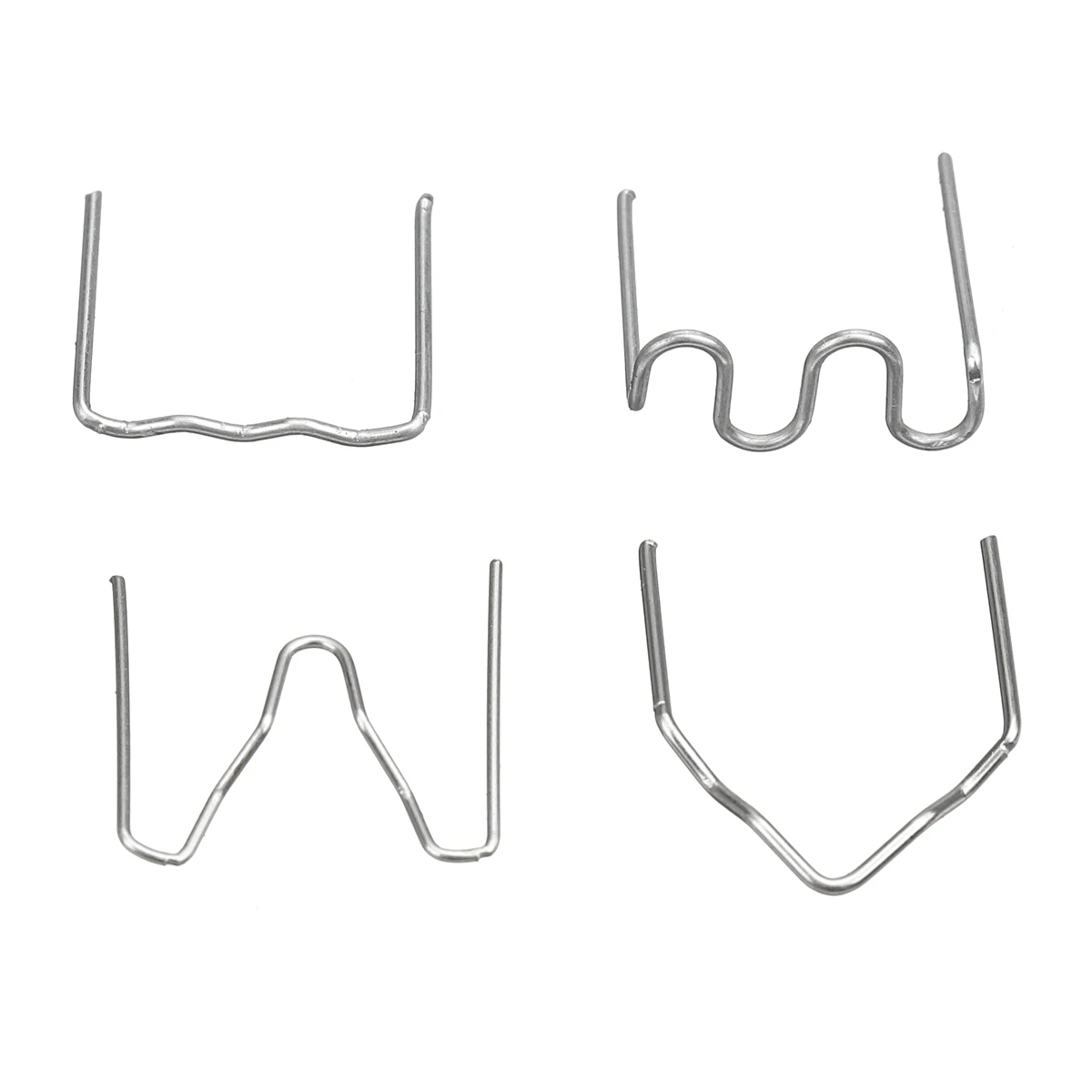 

1000PCS 0.8mm Welding Staples Hot Stapler Plastic Repair Standard Staples Bumper For Plastic Stapler Repair Kit Welder 4 Sizes