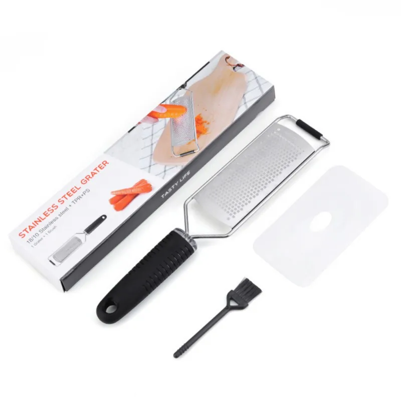 

Cheese Cheese Grater Squeegee Stainless Steel For Cheese Lemon Ginger Orange Garlic Nutmeg Chocolate Vegetable Long Ergonomic Ha