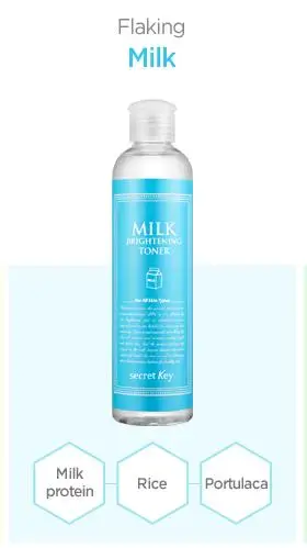 Milk 1pcs SECRET KEY свежий тоник 248 мл Увлажняющий Тоник для лица Сыворотка отбеливающая эссенция уход за кожей лица корейская косметика - Вес нетто: Milk 1pcs