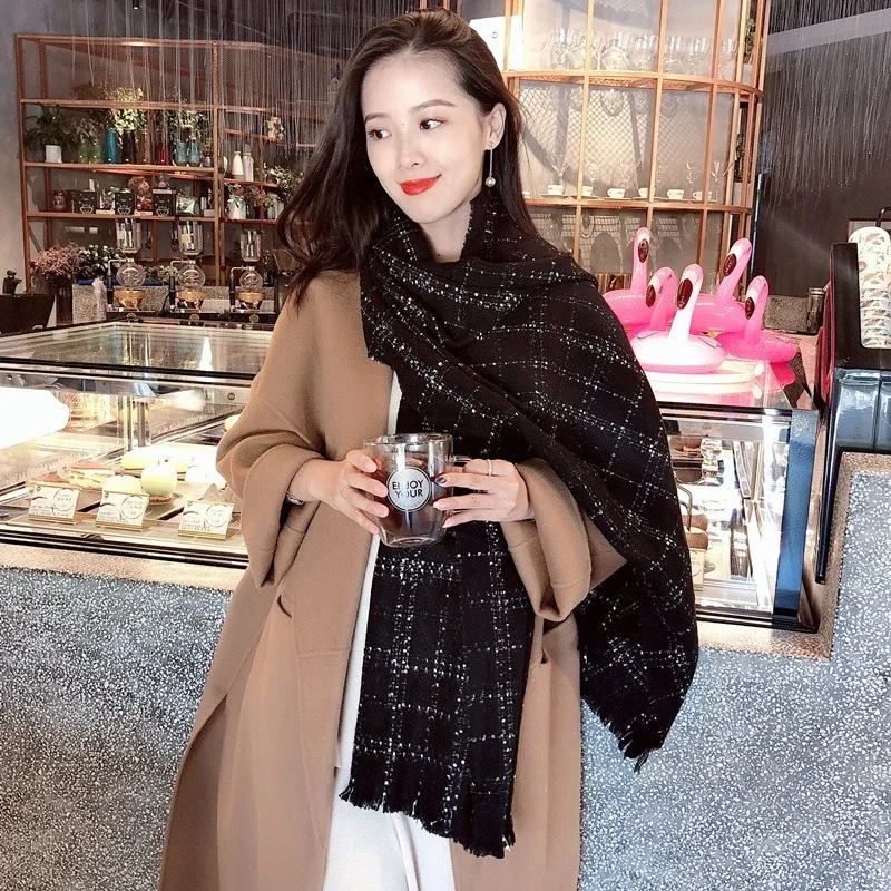 Корейская версия маленького шарфа для благовоний женский осенний и зимний