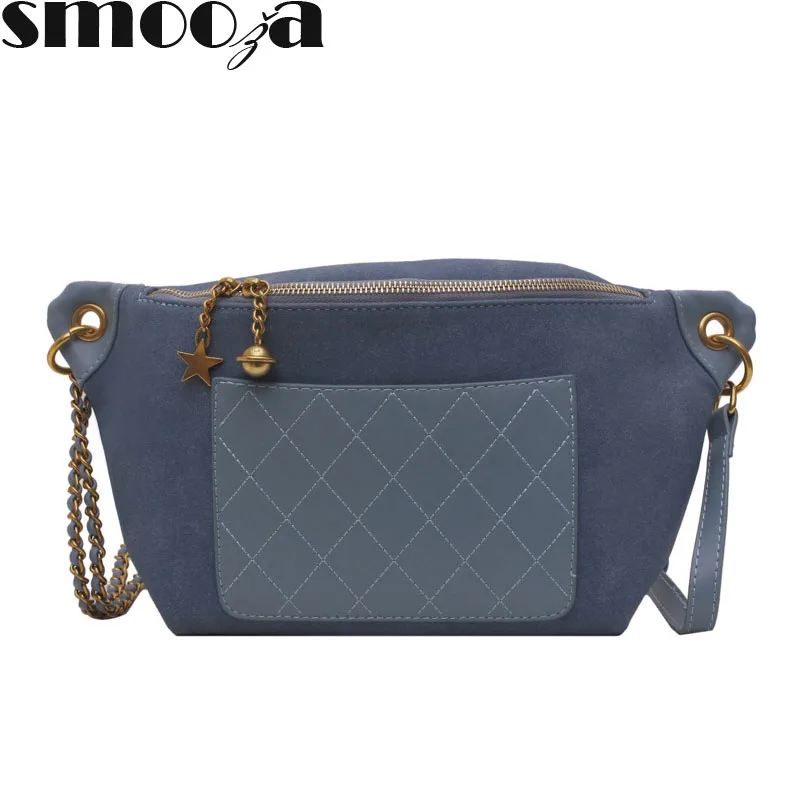 Женская сумка через плечо SMOOZA винтажная с цепочкой в стиле ретро 2020|Сумки