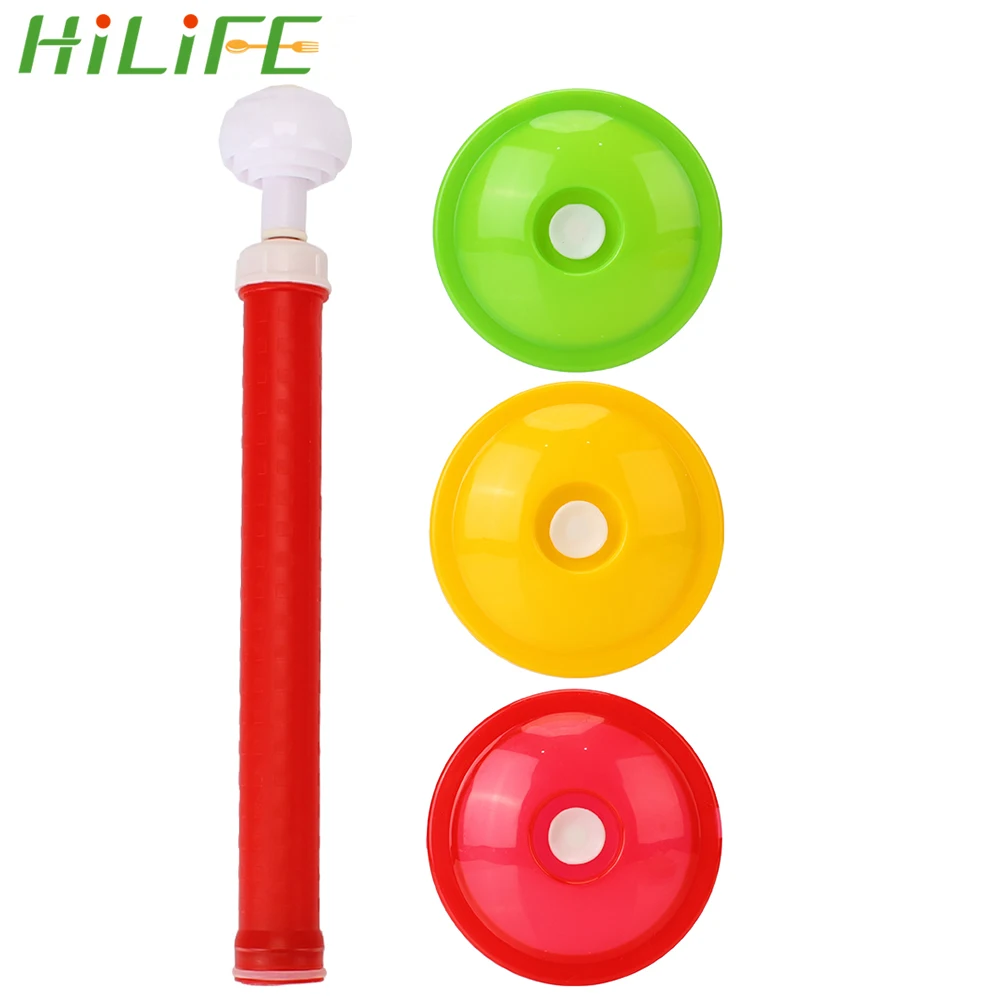 

Кухонные инструменты HILIFE, вакуумная система для стеклянных банок, 9 крышек с насосом для вакуумного консервирования, многоразовая стандарт...