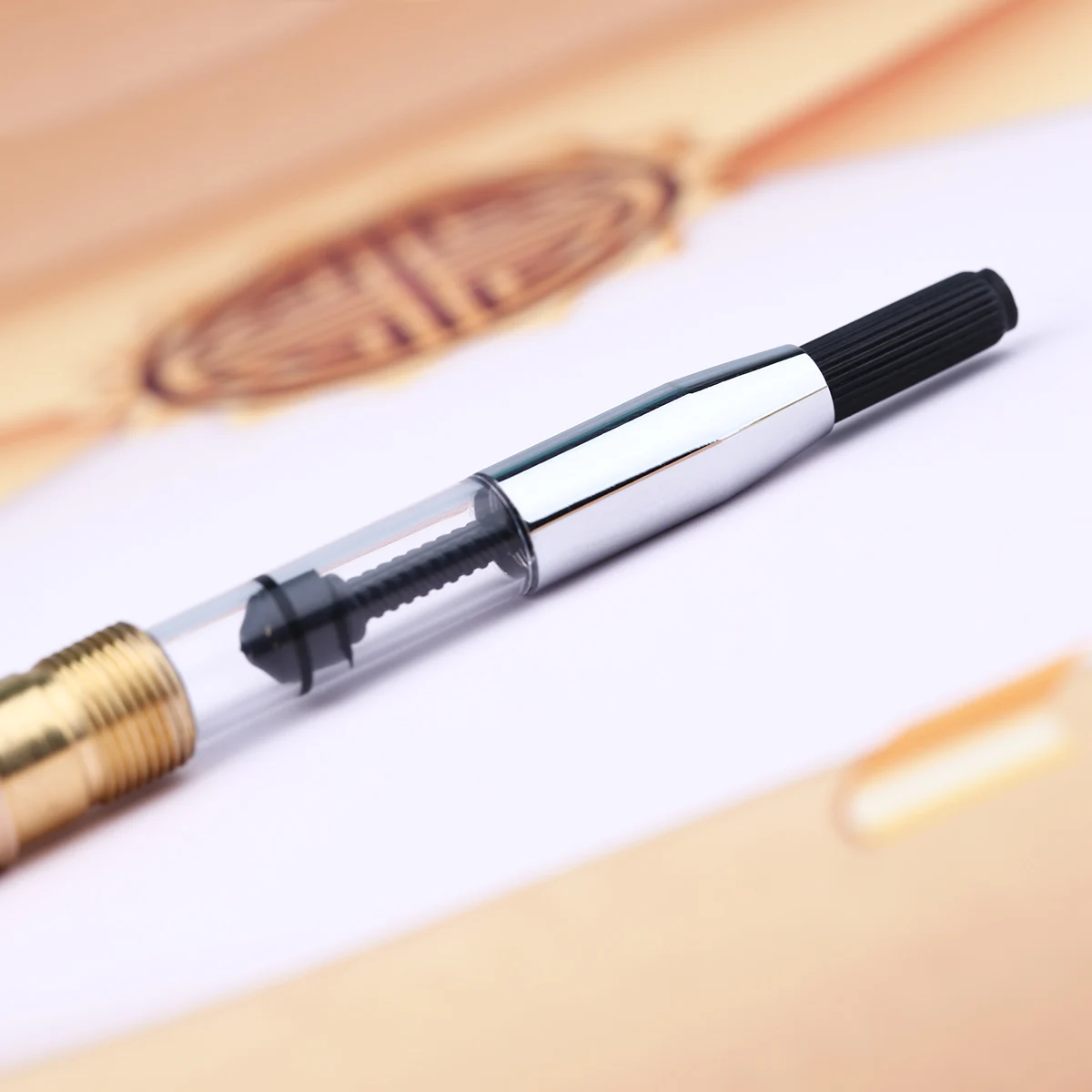 Полностью фонтан из латуни Delike металлическая чернильная ручка Iraurita EF/F/EF для