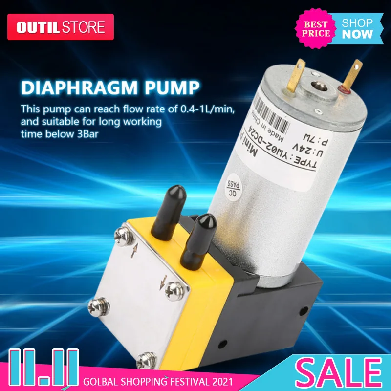 

Micro Diaphragm Water Pump Waste Liquid Pump Gas Sampling Device Vacuum Negative Pressure Suction Instrument Auto Repair Tools