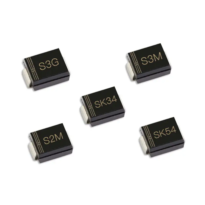 50 шт. SMD выпрямительный диод S3MBF S2M S3M SK34 SK36 S3G SK54 3A 50V 100V 200V 400V 600V 800V 1000V DO 214AA V|Диоды| |