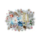 1 шт. креативная Новая Рождественская елка Снеговик украшение стекла окна Настенная Наклейка фон Настенная Наклейка Автомобильная наклейка на заднее стекло