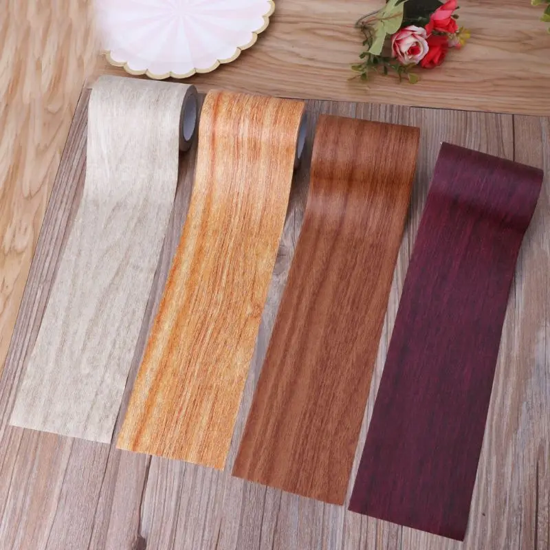 

3" X15' Realistic Woodgrain Repair Tape Patch Wood Textured Furniture Adhesive