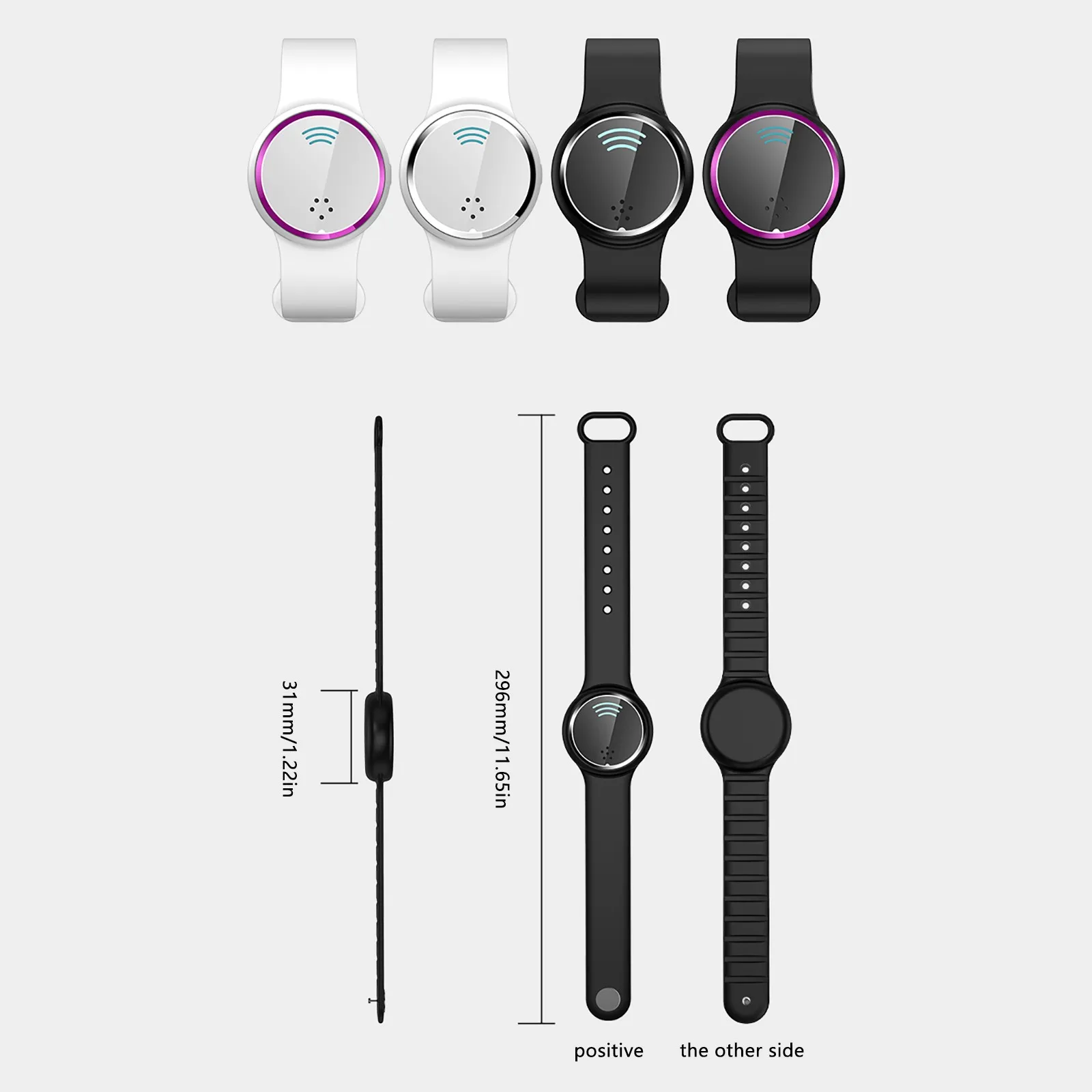 

Ultrasonic-mosquito Repellent Anti-bite Children Repellent Bracelet Artifact Outdoor Indoor Universal Anti-mosquito Watch #01