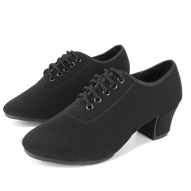 Обувь для латинских танцев Мужская обувь в стиле джаз эластичная ткань мягкая