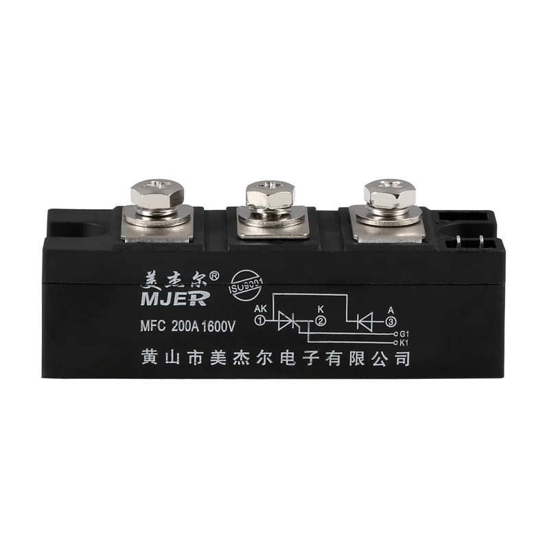 Однофазный полуконтрольный Тиристор MFC200A MFC200A1600V однофазный MFC200A1600V|Балласты| |