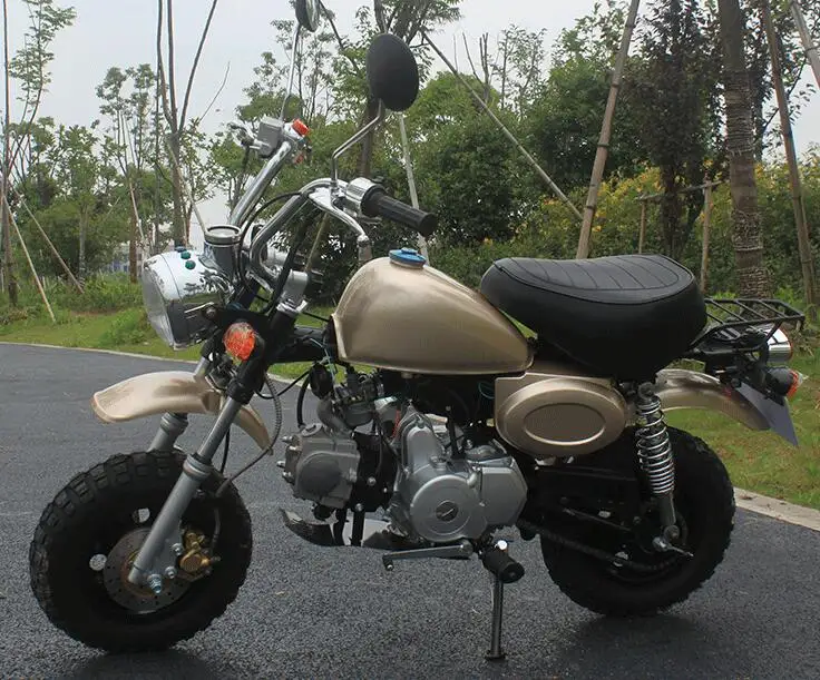 100cc одиночный цилиндр 80 км/ч топлива Ретро Скутер Досуг место автомобиль дети внедорожные взрослых бензин Высокая гонка двухколесный