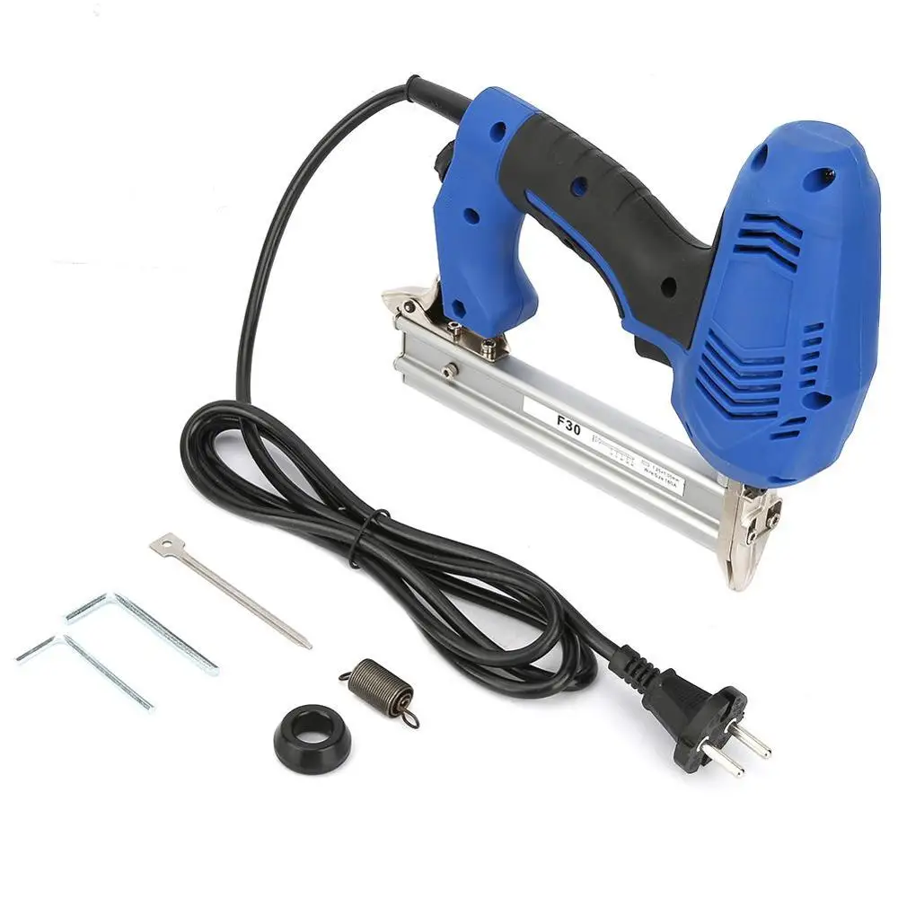 Пистолет для ногтей F30 мощный электрический пистолет прямые гвозди