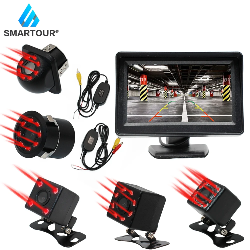 Smartour Автомобильная камера заднего вида с инфракрасным ночным видением|Камеры