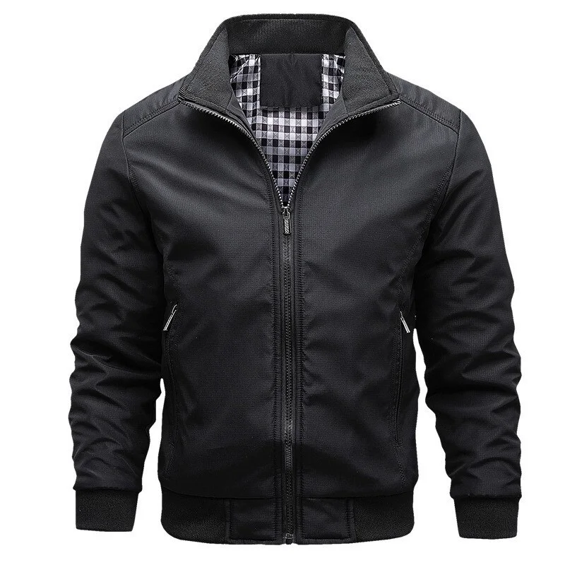 

Thick Jacket Outdoor Jaket Motor Men's Winter Cardigan Zipper Jacket Windproof And Rainproof Clip Overcoming