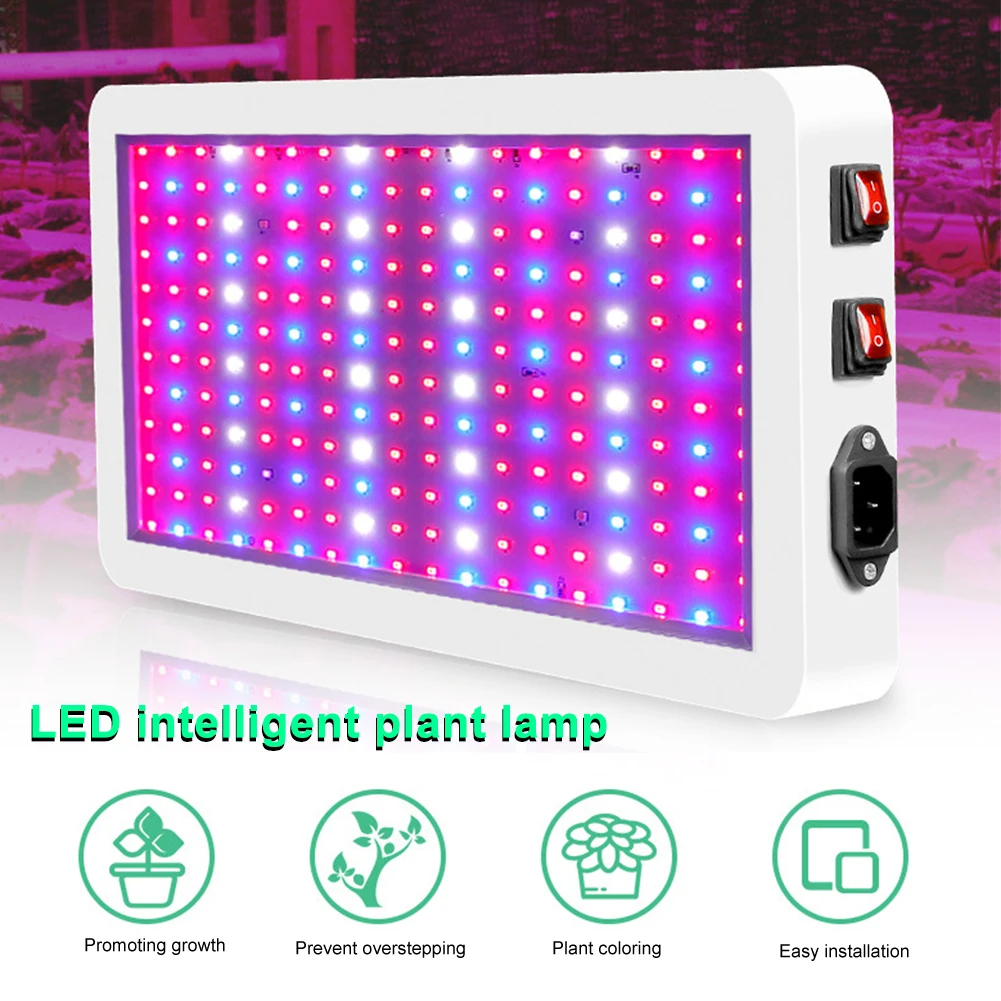 

Professional High Efficiency LED Grow Light Greenhouse For Indoor Plants Easy Install Flower Vegetables Gardening Double Switch