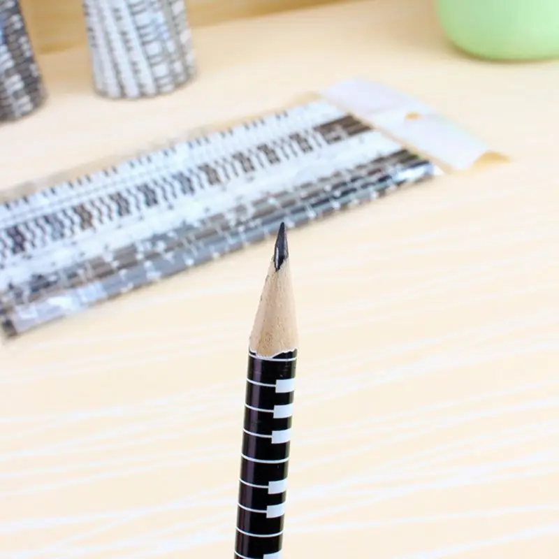 

36pcs Musical Note Pencil 2B Standard Round Pencils Piano Notes Writing Drawing Tool Stationery School Student Gift