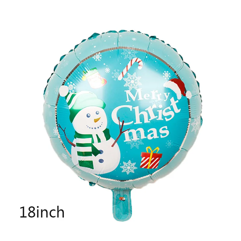 18 дюймов Счастливого Рождества Фольга воздушные шары с гелием Санта Клаус лося