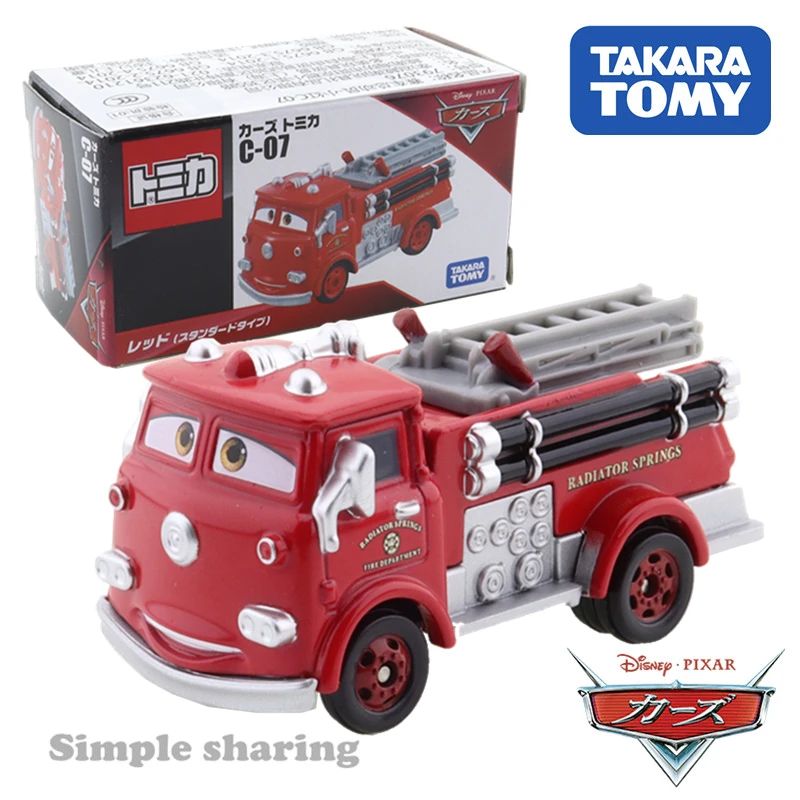 

Takara Tomy Disney Cars Tomica C-07 Red (standard Type)