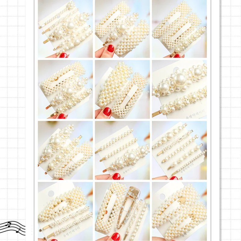 1/2/3 шт./компл. модные имитация жемчуга заколки для волос женские туфли лодочки на