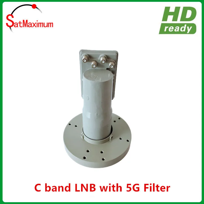 С высоким коэффициентом усиления C band LNB с 5G фильтр Quad выход для C-band спутниковая