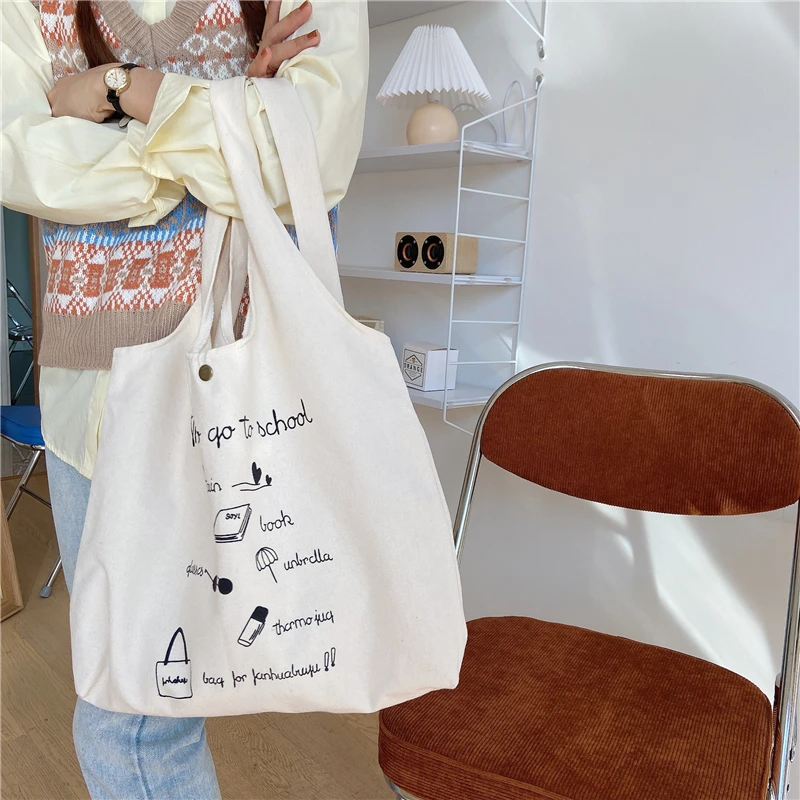 

Simple Canvas Handbag Casual Shoulder Bag