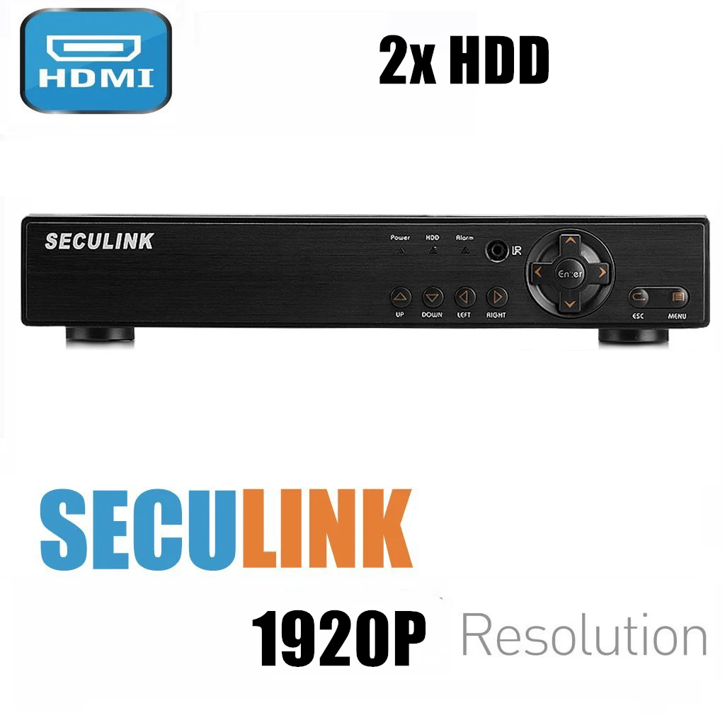 Seculink 8CH 16CH 5MP Lite 5-в-1 AHD видеорегистратор видеонаблюдения Регистраторы Высокое