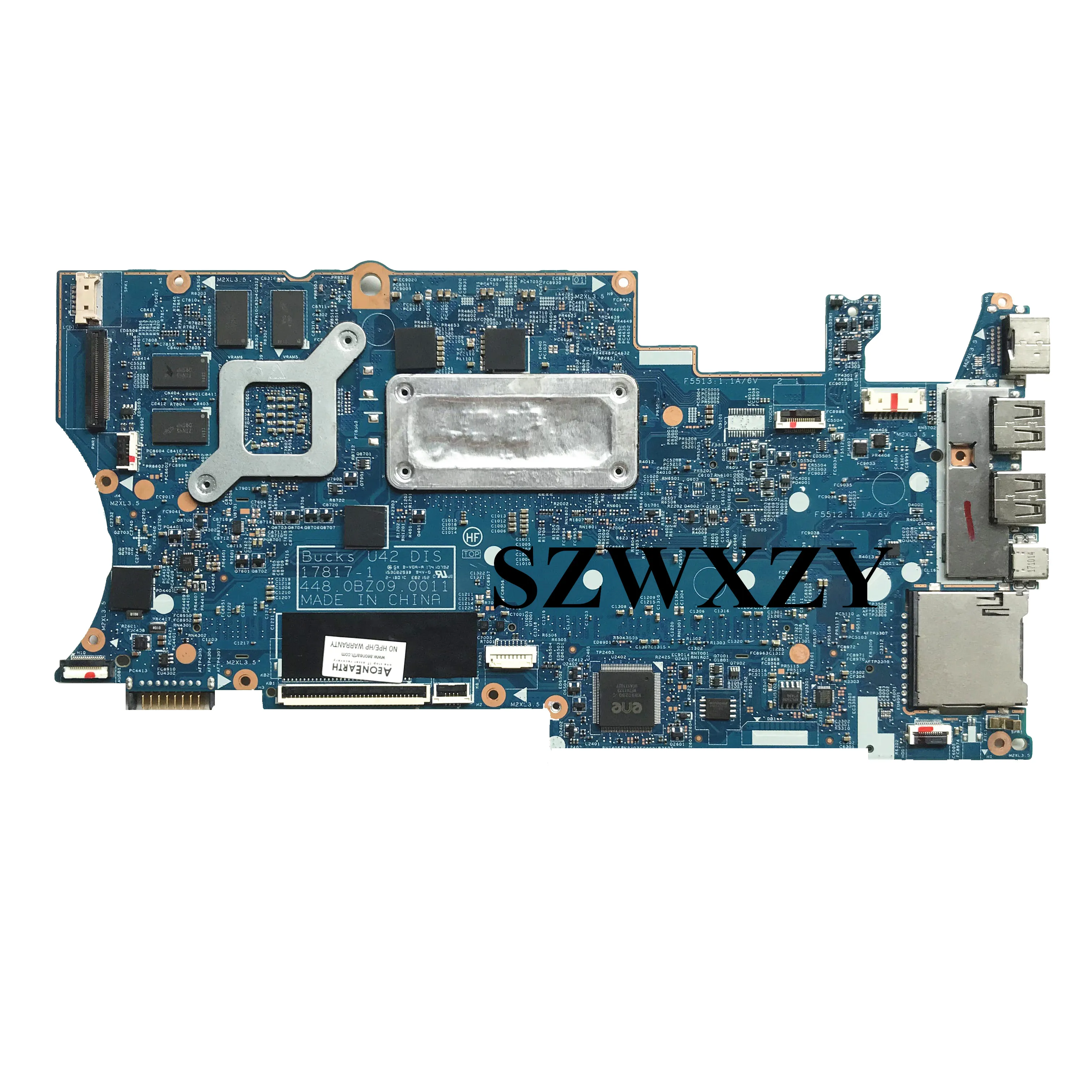SZWXZY отлично подходит для HP X360 14 BA с I7 8550U DDR4 448.0BZ09.0011 Материнская плата ноутбука 100%
