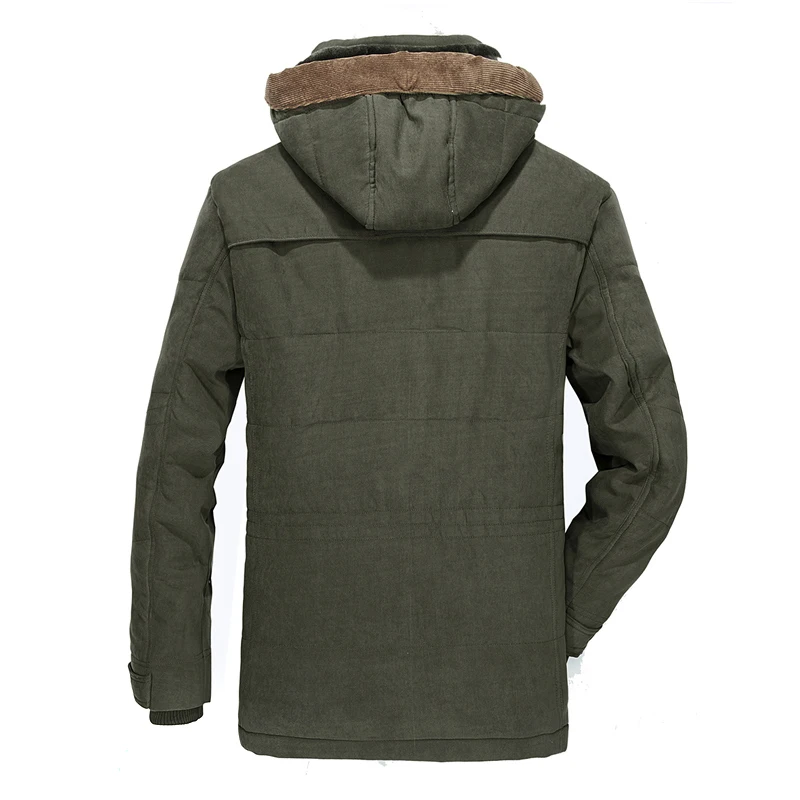 Мужские парки больших размеров 5XL 6XL зимняя мужская верхняя одежда ветрозащитное