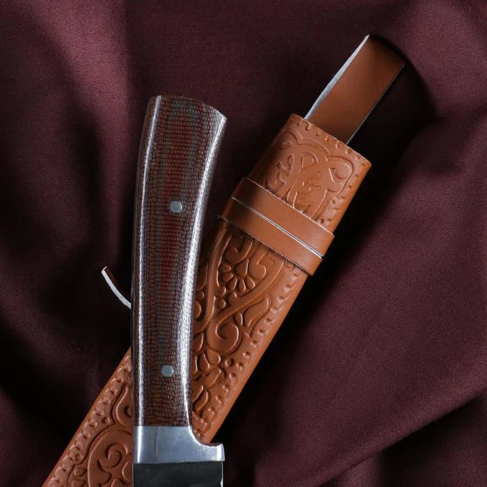 Нож Пчак Шархон - текстолит клинок заточка от середины ШХ-15 (12-14 см) 4022638 купить по