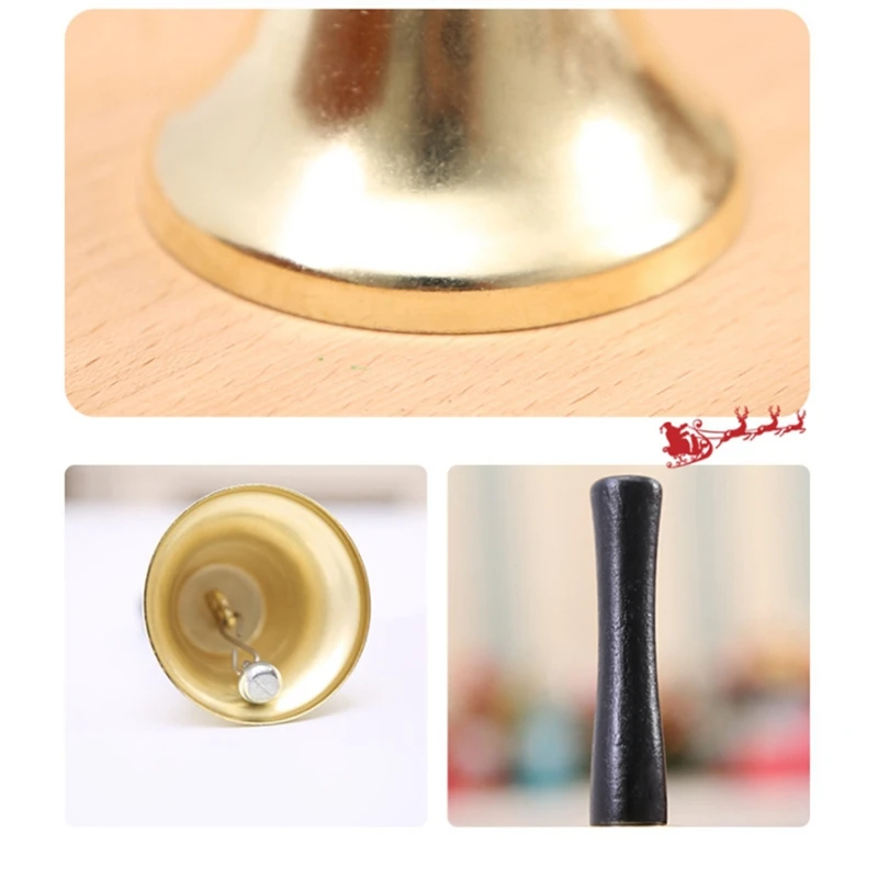 12 шт ручные колокольчики звонок Услуги ручка металлические музыкальные ударные