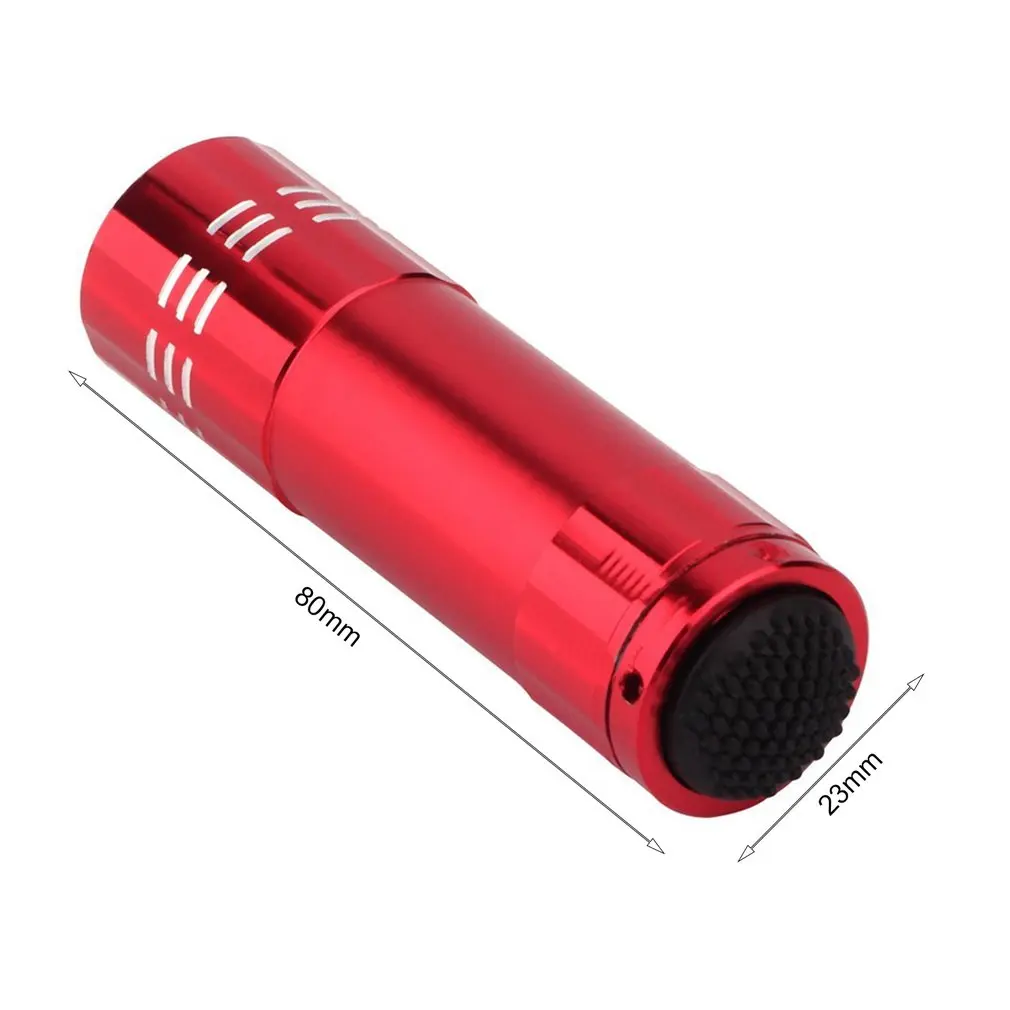 Портативный мини алюминиевый светодиодный светильник фонарь ручка Карманный