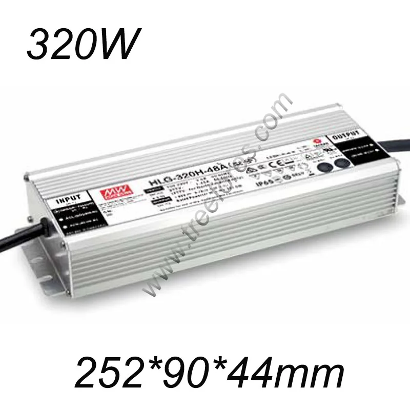 MeanWell IP67 300 Вт 320 Вт 480 Вт 600 Вт светодиодный трансформатор AC90V-305V к DC 12 В 24 В CE UL SAA драйвер tuv адаптер