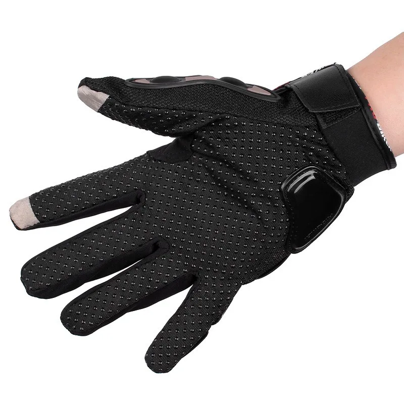 Воздухопроницаемые велосипедные перчатки сенсорный экран полный палец