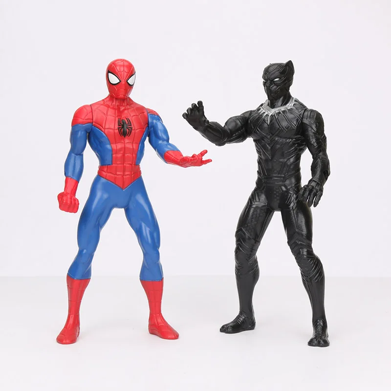 Классические 32 5 см игрушки Marvel Мстители 4 Человек паук Черная пантера Железный