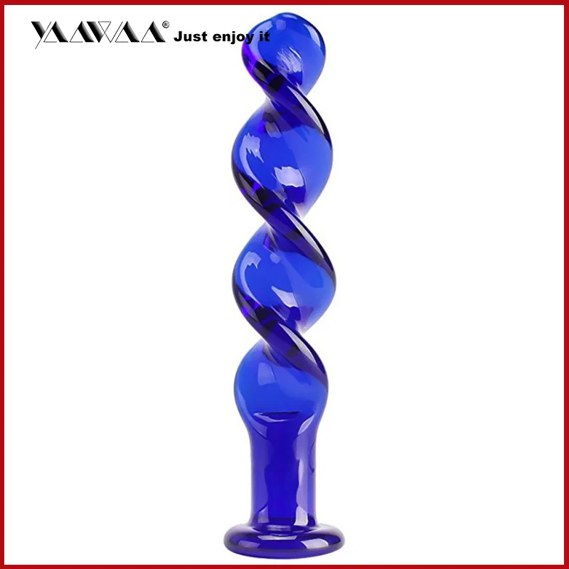 Pyrex стеклянный фаллоимитатор искусственный пенис Хрустальные Анальные бусины