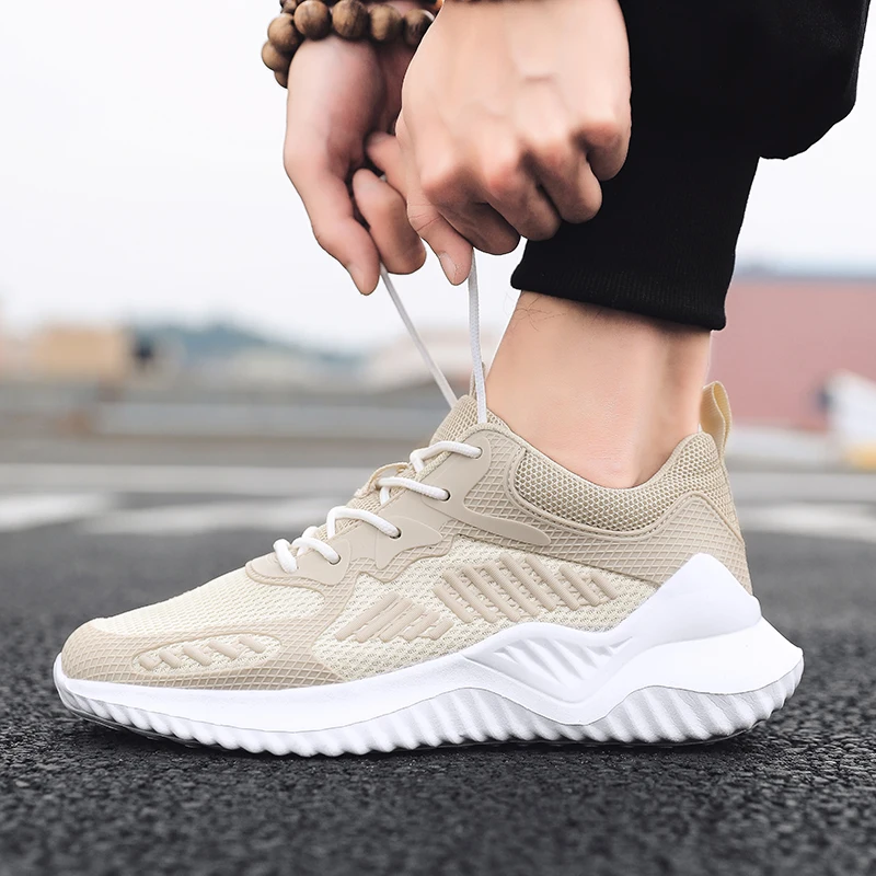 Мужская обувь кроссовки уличная мода повседневная на шнуровке светильник из