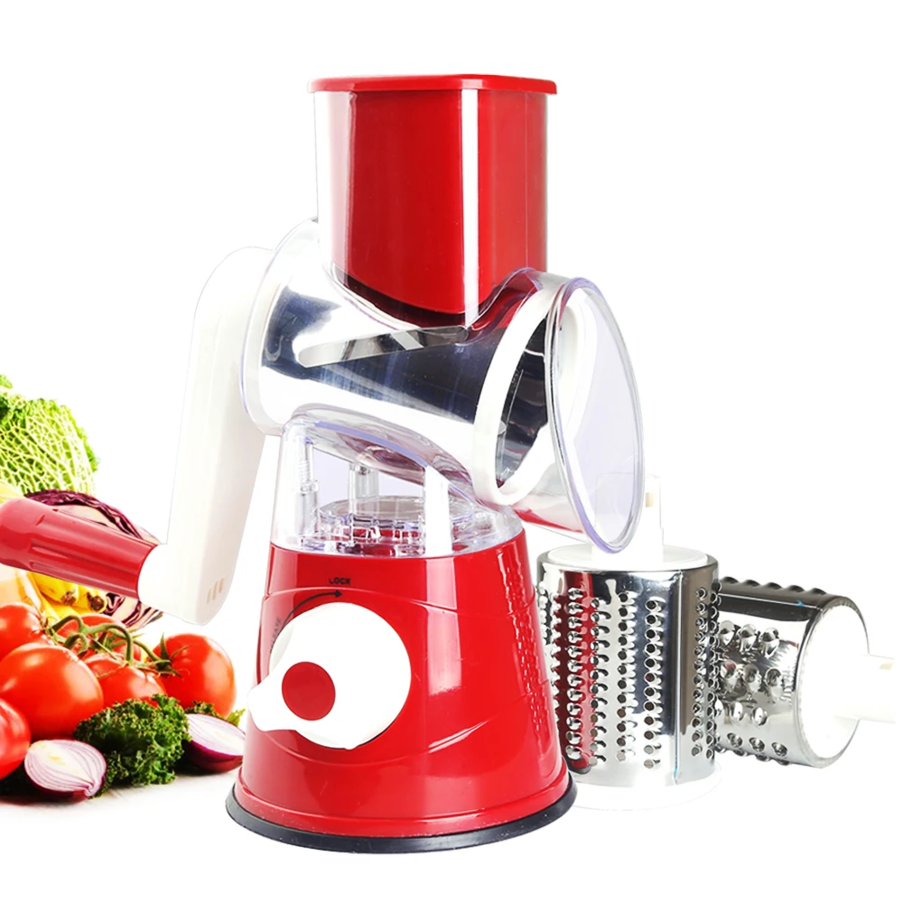 

Терка для овощей, резак, слайсер, мандолина, измельчитель, овощной ручной измельчитель, измельчитель сыра с 3 лезвиями, кухонные аксессуары