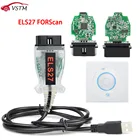 OBD2 Els27 V2.3.8 Автомобильная диагностика OBD 2 Els 27 зеленая печатная плата PIC24HJ128GP + FTDI Mircochip FoCOM ELM327 и J2534 Pss-Thru