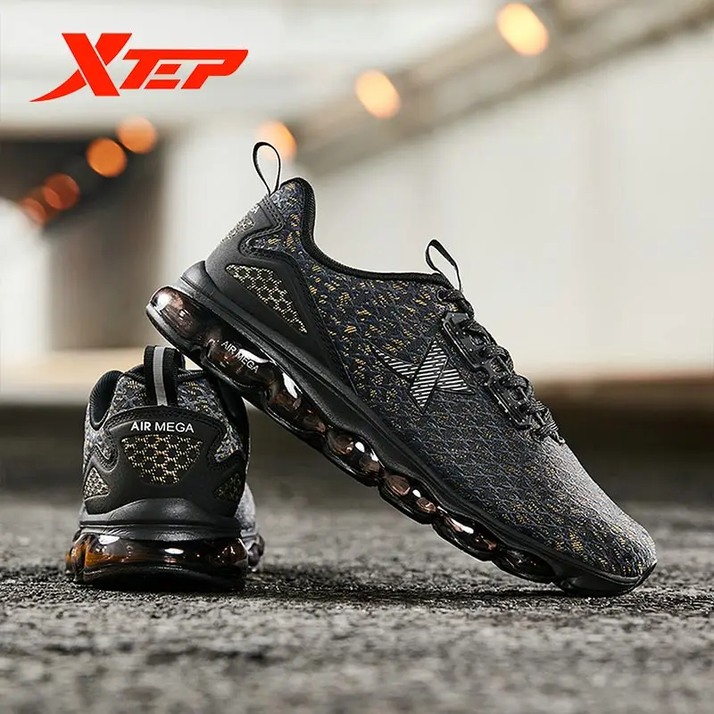 Модные мужские кроссовки для бега Xtep AIR MEGA водонепроницаемые спортивные из