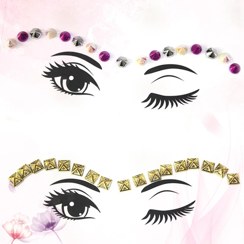 Уход за кожей лица Стикеры драгоценных камней плоская задняя часть наклейки со